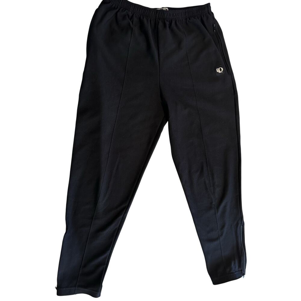 Pearl Izumi Sz Med Womens Black Cycling Zips Ankle Stretch Athletic Pants Biking